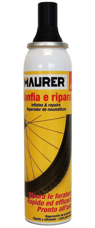 GONFIA E RIPARA PNEUMATICI RUOTE GOMME BICI ML 100 MAURER (35513)